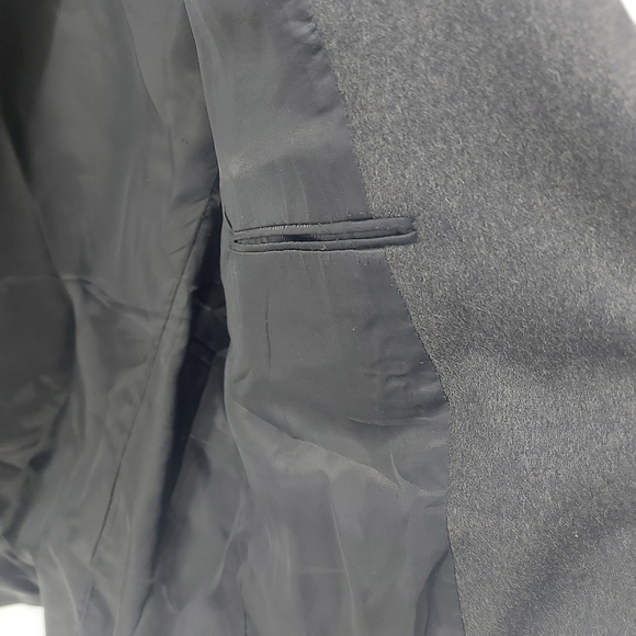Jos A Bank cashmere Gray Sports Coat 48R - Picture 7 of 7